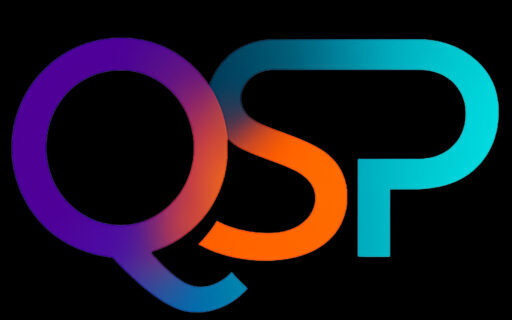 Quality Solution Pros Logo - Black Background