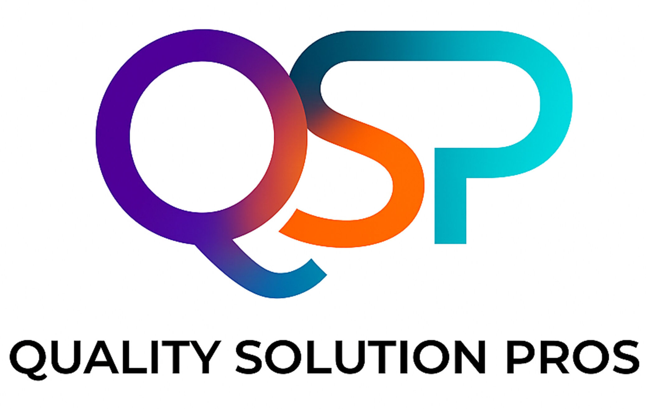 Quality Solution Pros Logo - White Background